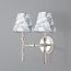 Double Chukka Wall fitting in antiqued silver