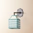 single insignia wall fitting in bronze