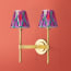 Tremmers double wall fitting in antique brass