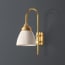 Turini wall fitting in antique brass