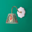 Kamela wall fitting in white