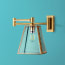 Lacey Wall fitting in brass