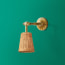 bamboozle wall fitting in antique brass