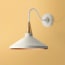 Cone wall fitting in stone