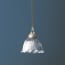 Smaller Belle Pendant shade in clear glass