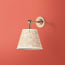 Mini Elbow rechargeable wall fitting in antique brass