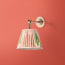 Mini Elbow rechargeable wall fitting in antique brass