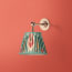 Mini Elbow rechargeable wall fitting in antique brass