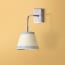 Matchbox rechargeable wall fitting in antique silver