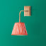 Matchbox rechargeable wall fitting in antique brass