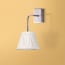 Matchbox rechargeable wall fitting in antique silver