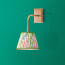 Matchbox rechargeable wall fitting in antique brass