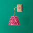 Matchbox rechargeable wall fitting in antique brass