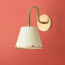 Quingo rechargeable wall fitting in brass