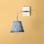 Stevie rechargeable wall fitting in antique silver