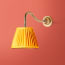 Swan Neck rechargeable wall fitting in antique brass
