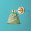 Rose wall fitting IP44 rated in antique brass