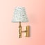 Dimple Wall Fitting in Brass