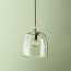 Rory Pendant Shade in Clear Hammered Glass