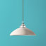 Bill ceramic pendant shade in Stone