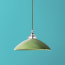 Bill ceramic pendant shade in Bottle Green