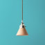 Flora ceramic shade in natural terracotta