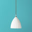 Regular Scallop in opaline glass