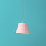 18cm pendant shade in hot pink ripples