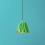 18cm pendant shade in green harlequin by Matthew Williamson