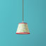 18cm pendant shade in English garden hand blocked 'Ditzy Floral' by Ellen Merchant