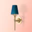 Brighton wall fitting in brass