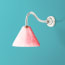 IP44 Swan neck wall fitting in chrome