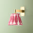 Carraway wall fitting in brass