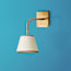 Stevie rechargeable wall fitting in antique brass