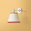 Mini elbow wall fitting IP44 in chrome