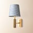 Knurloid Wall Fitting in Brass