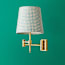 Cagney Wall fitting in antiqued brass