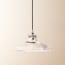 Larger Swurly shade in clear glass