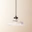 Larger Swurly shade in clear glass