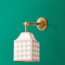 bamboozle wall fitting in antique brass