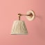Elbow rechargeable wall fitting in antique brass