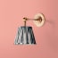 Elbow rechargeable wall fitting in antique brass