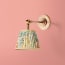 Elbow rechargeable wall fitting in antique brass