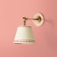 Elbow rechargeable wall fitting in antique brass