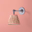 Elbow rechargeable wall fitting in bronze