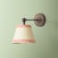 Elbow wall fitting IP44 in antique bronze