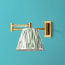 Lacey Wall fitting in brass