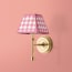 Single Parker wall fitting in antique brass