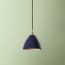 Giorgio shade in black iris with copper interior