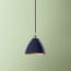 Giorgio shade in black iris with copper interior